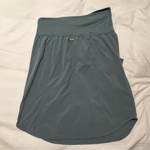 Prana Olive Green Buffy Skirt Women's large - Picture 5 of 6